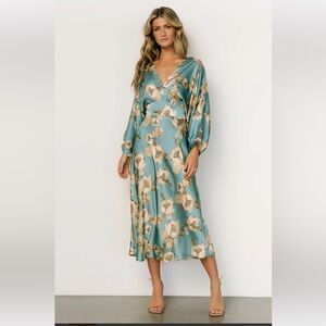 Baltic Born Joni Satin midi dress